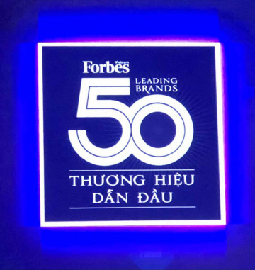 Tạp chí Forbes Việt Nam vinh danh 50 thương hiệu dẫn đầu 2020