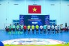 Nhãn hàng Bia Dung Quất và Hello High tài trợ chính cho Giải Futsal tỉnh Quảng Ngãi năm 2024