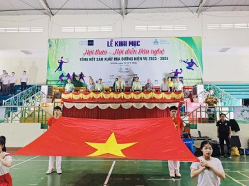 Khai mạc “Hội thao- Hội diễn văn nghệ Tổng kết sản xuất mía đường niên vụ 2023-2024” của Hiệp hội mía đường Việt Nam tại thị xã An Khê tỉnh Gia Lai