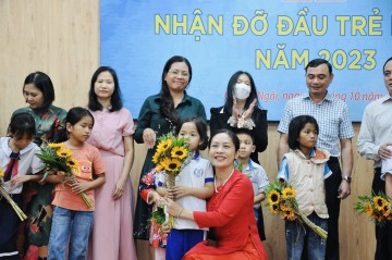 QNS nhận đỡ đầu 20 trẻ mồ côi có hoàn cảnh khó khăn trong tỉnh Quảng Ngãi