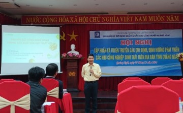 QNS tham dự Hội nghị tập huấn và tuyên truyền các quy định, định hướng phát triển các Khu công nghiệp (KCN) sinh thái trên địa bàn tỉnh Quảng Ngãi