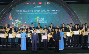 QNS vinh dự lọt TOP 100 doanh nghiệp bền vững tiêu biểu nhất tại Việt Nam