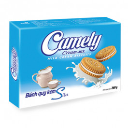 Bánh quy kem Camely 260g