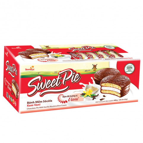 Bánh mềm Sô cô la Sweet Pie 440g
