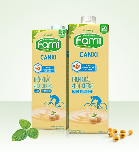 Sữa Fami Canxi hộp 1 lít