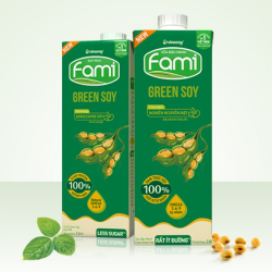 Sữa đậu nành Fami Green Soy rất ít đường 1000ml