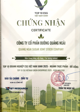 Top 10 Doanh nghiệp ESG Việt Nam Xanh ngành Thực phẩm - Đồ uống năm 2025