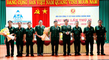 ĐẠI HỘI HỘI CỰU CHIẾN BINH CÔNG TY CP ĐƯỜNG QUẢNG NGÃI LẦN THỨ VI, NHIỆM KỲ 2025–2030 