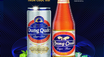 Bia Dung Quất ra mắt sản phẩm Bia Dung Quất lon cao sleek mới