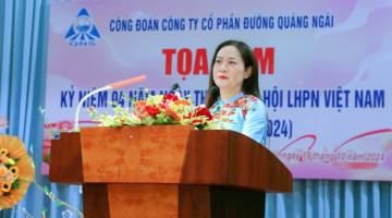 Công đoàn ĐƯỜNG QUẢNG NGÃI tổ chức các hoạt động chào mừng ngày Phụ nữ Việt Nam 20/10