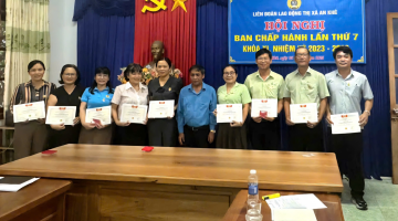 VINH DỰ LỚN LAO – KHẲNG ĐỊNH VAI TRÒ CÔNG ĐOÀN CƠ SỞ NHÀ MÁY ĐƯỜNG AN KHÊ TRONG HƠN 20 NĂM XÂY DỰNG VÀ PHÁT TRIỂN