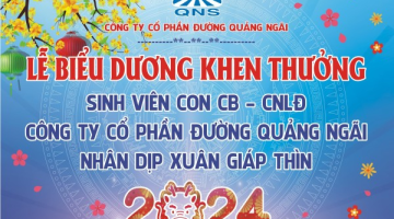 Đường Quảng Ngãi chi gần 300 triệu cho buổi gặp mặt sinh viên/học viên là con cán bộ, công nhân lao động Công ty
