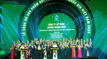 ĐƯỜNG QUẢNG NGÃI được vinh danh tại Lễ công bố Thương hiệu Quốc gia Việt Nam năm 2024