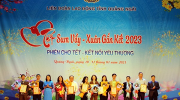 Công ty Cổ phần Đường Quảng Ngãi tham gia chương trình Tết Sum vầy - Xuân gắn kết 2023
