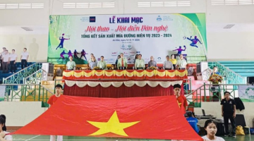 Khai mạc “Hội thao- Hội diễn văn nghệ Tổng kết sản xuất mía đường niên vụ 2023-2024” của Hiệp hội mía đường Việt Nam tại thị xã An Khê tỉnh Gia Lai