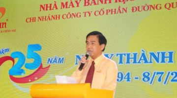 Nhà máy Bánh kẹo Biscafun tổ chức lễ kỷ niệm 25 năm ngày thành lập