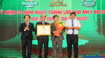 Nhà máy Bia Dung Quất - Bước phát triển đột phá sau 30 năm - Báo Quảng Ngãi điện tử