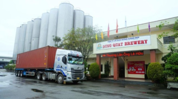 NHỮNG CHUYẾN HÀNG XUẤT KHẨU ĐẦU NĂM 2025 CỦA BIA DUNG QUẤT