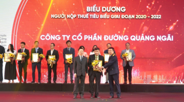 QNS ĐƯỢC TÔN VINH LÀ NGƯỜI NỘP THUẾ TIÊU BIỂU GIAI ĐOẠN 2020-2022