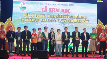 QNS HÂN HẠNH TÀI TRỢ “NGÀY HỘI VĂN HÓA DU LỊCH THÀNH PHỐ PLEIKU NĂM 2024 VÀ GIẢI CHẠY BỘ “ GIA LAI CITY TRAIL 2024 – GIẤC MƠ ĐẠI NGÀN”