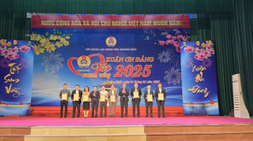 QNS tham gia chương trình “Tết sum vầy – Xuân ơn Đảng” và “Chợ Tết Công Đoàn– năm 2025”