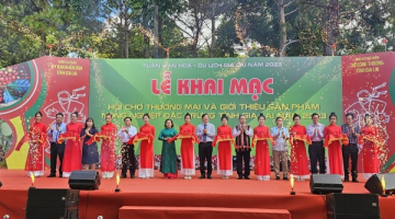 QNS tham gia Hội chợ thương mại và giới thiệu sản phẩm nông nghiệp đặc trưng tỉnh Gia Lai