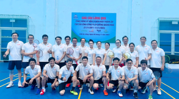 QNS tổ chức Giải đấu chào mừng kỷ niệm 12 năm thành lập Câu lạc bộ cầu lông