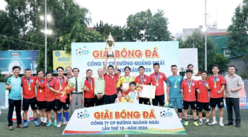 QNS tổ chức thành công Giải bóng đá truyền thống CNLĐ lần thứ 10