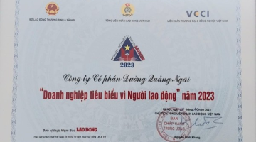 QNS vinh dự được xướng tên trong Lễ vinh danh Doanh nghiệp tiêu biểu vì người lao động năm 2022 và 2023