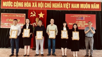 Sản phẩm Đường An Khê đạt chứng nhận OCOP 4 sao