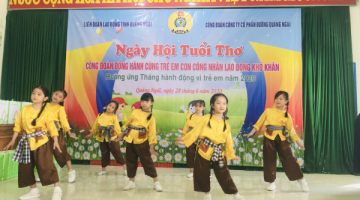 Sôi động “Ngày hội tuổi thơ”, đồng hành cùng con công nhân, lao động hưởng ứng Tháng hành động Vì trẻ em năm 2020
