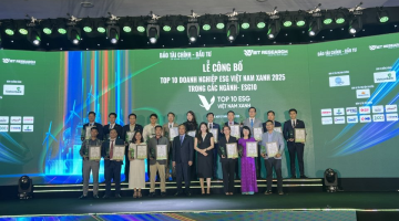 QNS Vinh Dự Lọt Top 10 Doanh Nghiệp ESG Việt Nam Xanh 2025