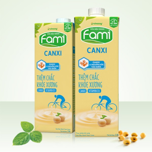 Sữa Fami Canxi hộp 1 lít